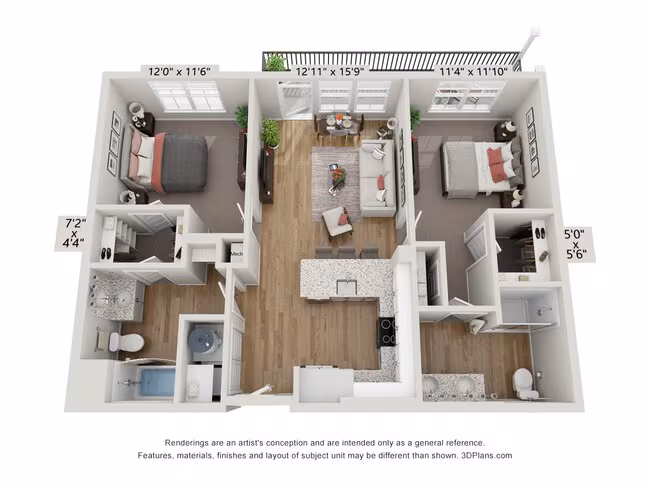 B2 - Carolina 216 216 floor plan